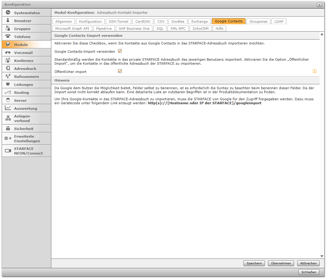 google contacts