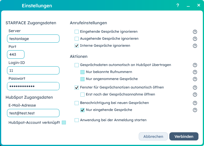 einrichten desktopanwendung