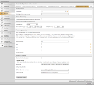 passwortkonfiguration