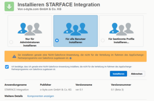 installieren